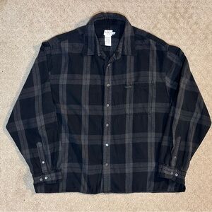 Calvin Klein Jeans Plaid Flannel Button-Up Longsleeve Shirt